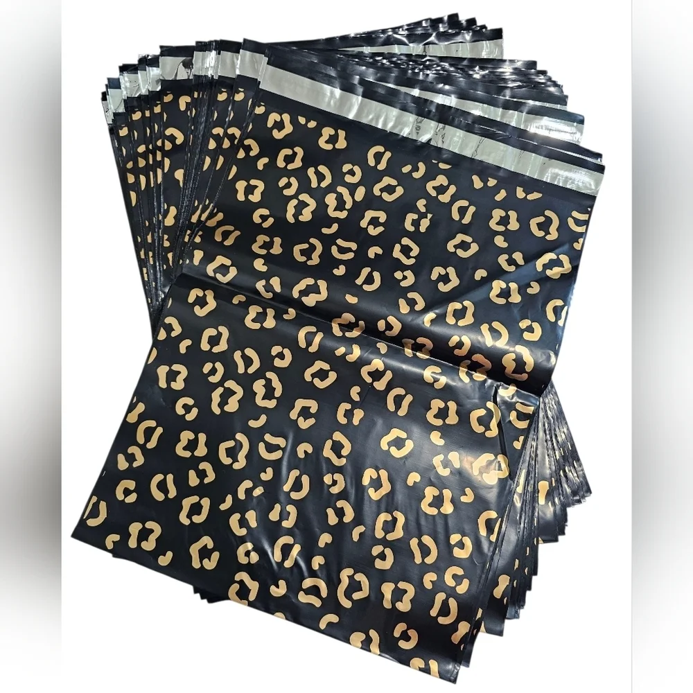 Leopard Print Thank You Poly Mailers 25 Count 10